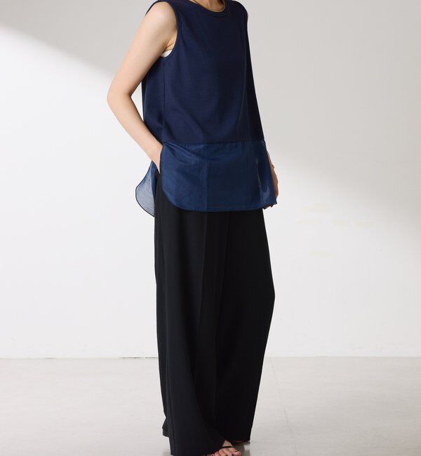  「【C&prime;NOTE/ノート】【新色登場】裾シアータンクトップ」|Tシャツ・カットソー|