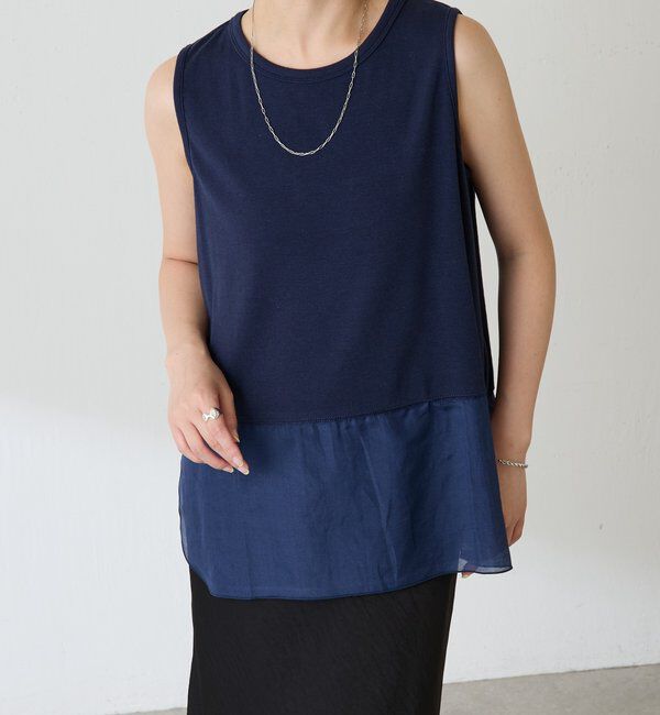  「【C&prime;NOTE/ノート】【新色登場】裾シアータンクトップ」|Tシャツ・カットソー|