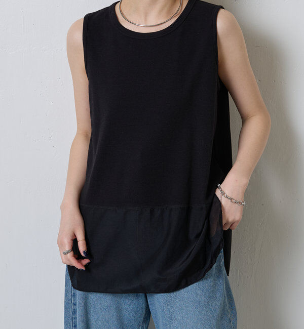  「【C&prime;NOTE/ノート】【新色登場】裾シアータンクトップ」|Tシャツ・カットソー|