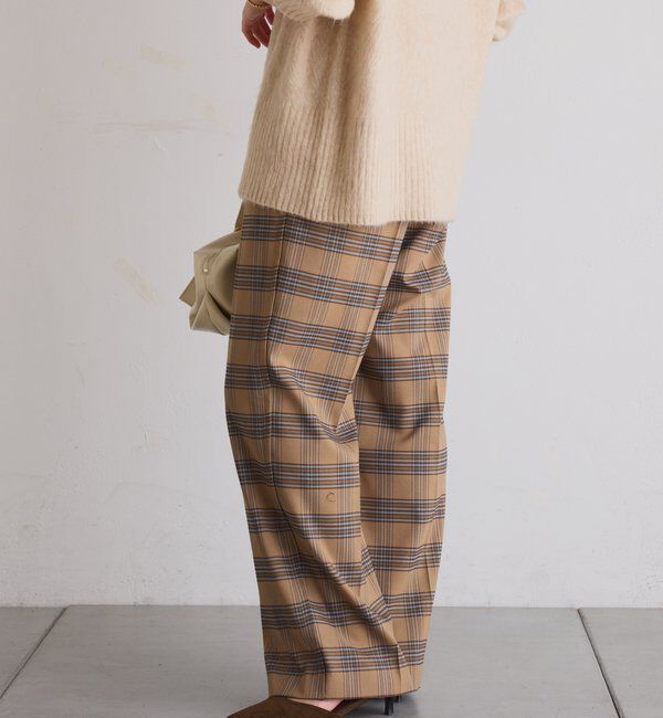  「ウールライクタックパンツ」|チノ|