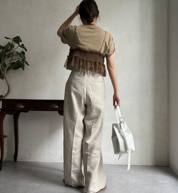  「【新色追加】チュールビスチェ」|シャツ・ブラウス|