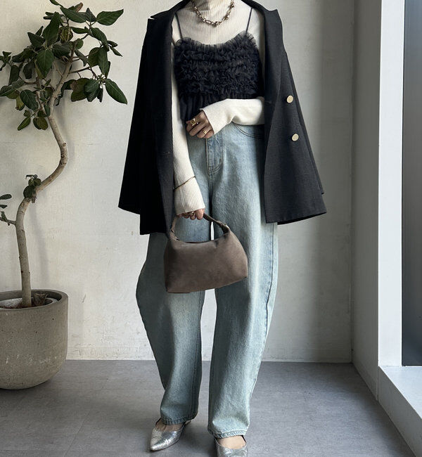  「【新色追加】チュールビスチェ」|シャツ・ブラウス|