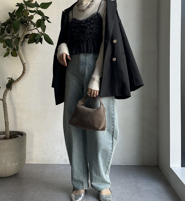  「【新色追加】チュールビスチェ」|シャツ・ブラウス|