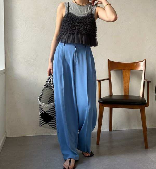  「【新色追加】チュールビスチェ」|シャツ・ブラウス|