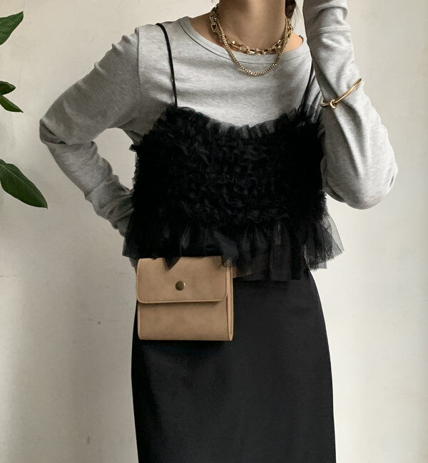  「【新色追加】チュールビスチェ」|シャツ・ブラウス|