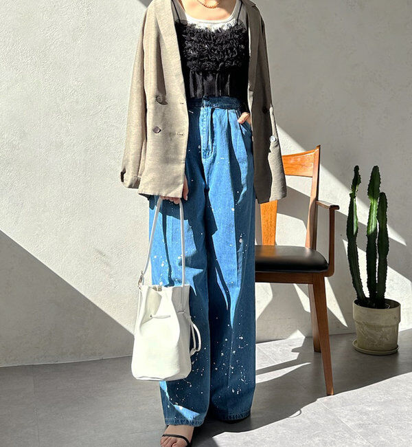  「【新色追加】チュールビスチェ」|シャツ・ブラウス|