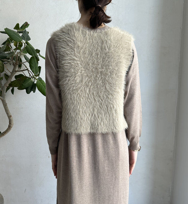  「【WEB限定】シャギーニットベスト＋ワンピースセット」|スーツ|