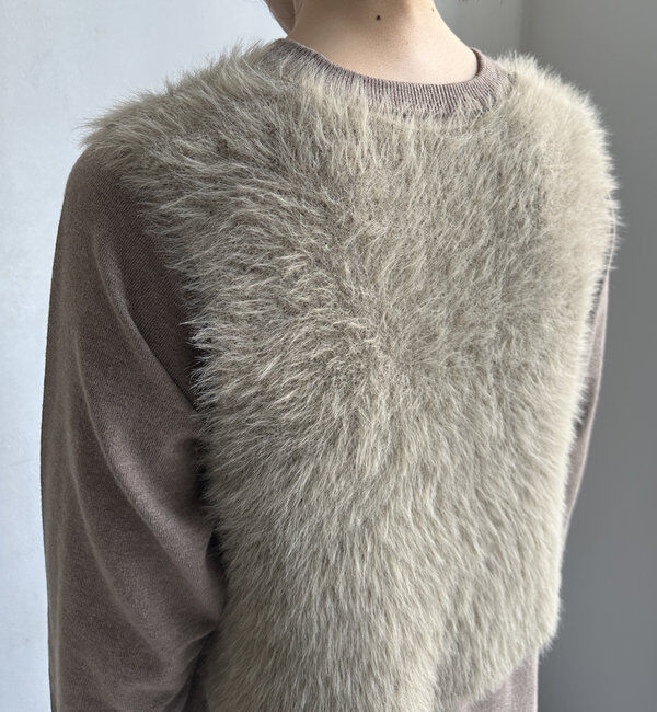  「【WEB限定】シャギーニットベスト＋ワンピースセット」|スーツ|