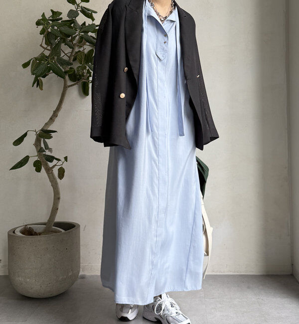  「スキッパー棒タイワンピース」|ワンピース|