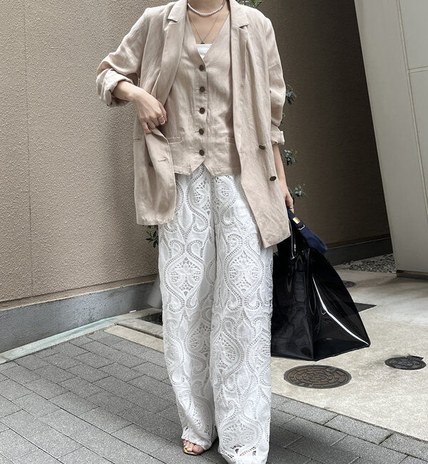  「リヨセルリネンジャケット」|テーラードジャケット|