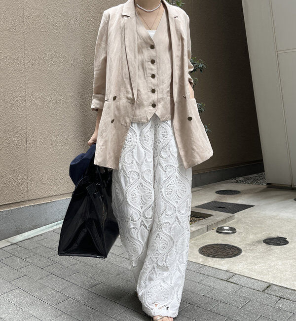  「リヨセルリネンジャケット」|テーラードジャケット|