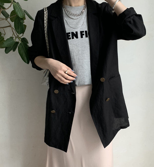  「リヨセルリネンジャケット」|テーラードジャケット|