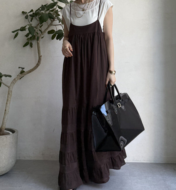  「【WEB限定】ラウンドヘム異素材切替ブラウス」|シャツ・ブラウス|