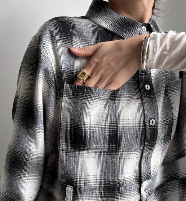  「オンブレチェックワンピース」|ワンピース|