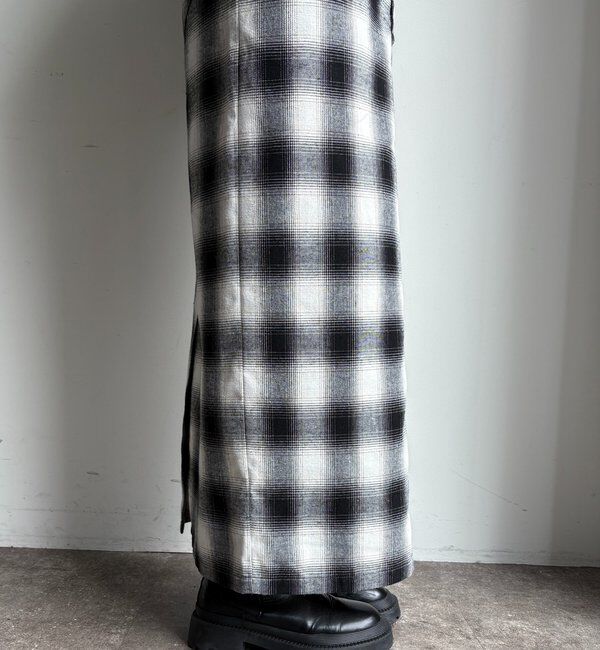  「オンブレチェックワンピース」|ワンピース|