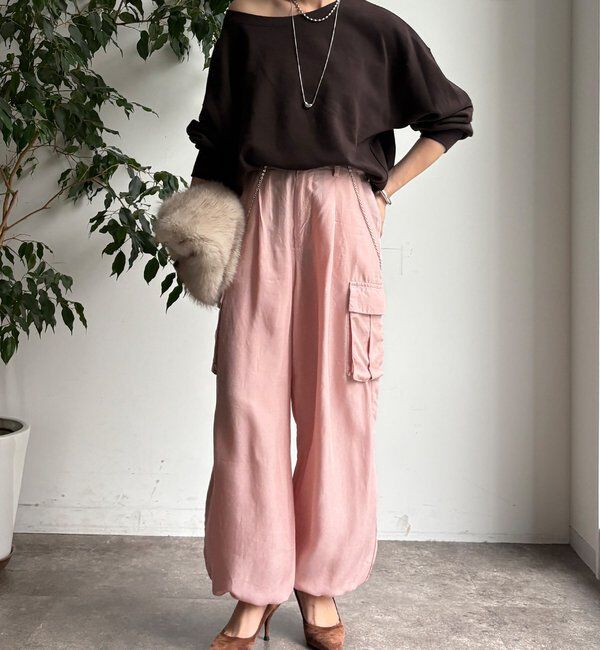  「キュプラカーゴパンツ」|チノ|