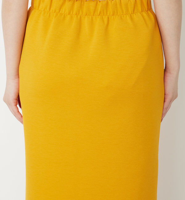  「《累計販売１万枚突破！・全骨格着やせ》スリットダンボールナロースカート」|スカート|