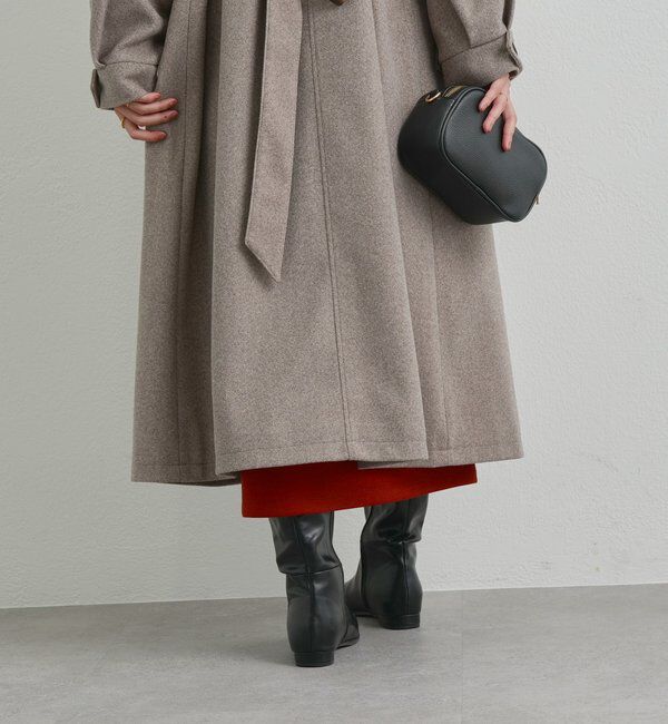  「《累計販売１万枚突破！・全骨格着やせ》スリットダンボールナロースカート」|スカート|