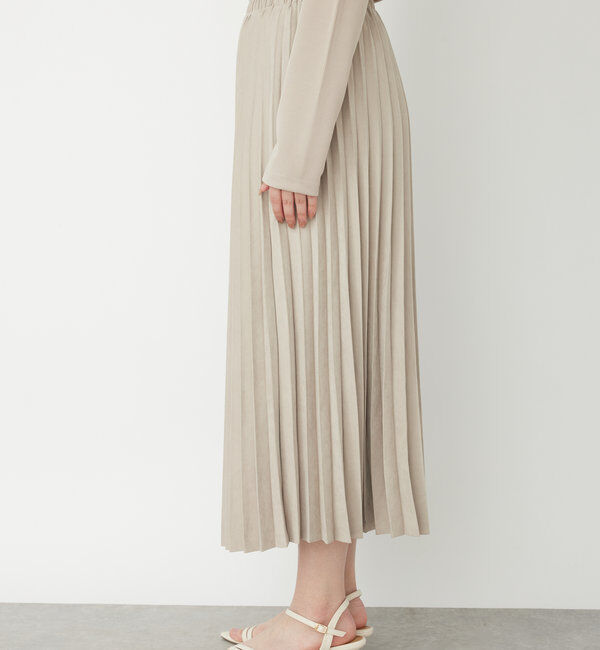  「《ウエストゴムで楽ちん仕様》アコーディオンプリーツスカート」|スカート|