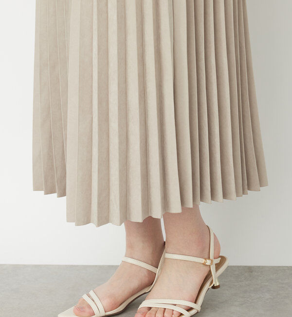  「《ウエストゴムで楽ちん仕様》アコーディオンプリーツスカート」|スカート|