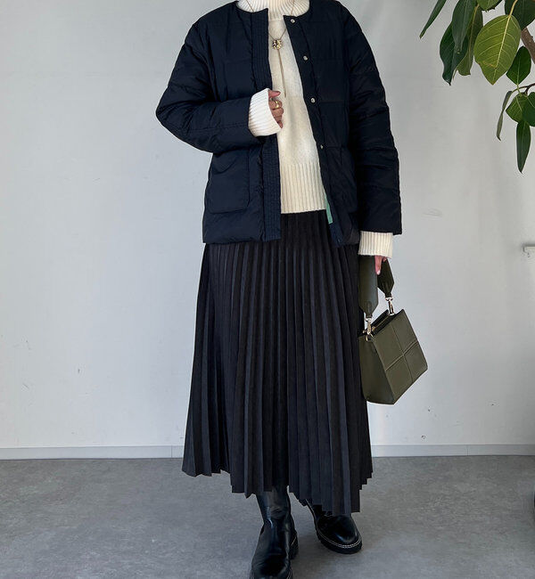  「《ウエストゴムで楽ちん仕様》アコーディオンプリーツスカート」|スカート|