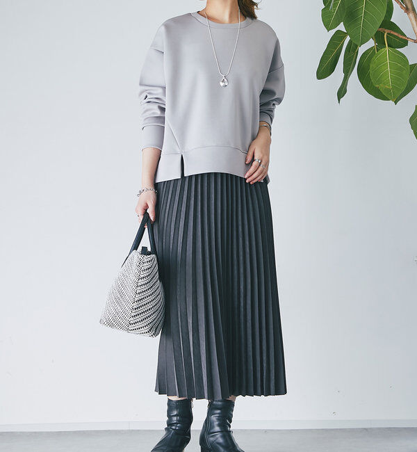  「《ウエストゴムで楽ちん仕様》アコーディオンプリーツスカート」|スカート|