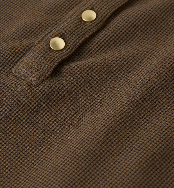  「《着回しに使いやすい》ワッフル２WAYプルオーバー」|Tシャツ・カットソー|