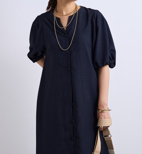  「《大人可愛いムードに》タンブラーブッチャーワンピース」|その他|