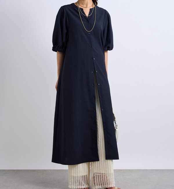  「《大人可愛いムードに》タンブラーブッチャーワンピース」|その他|