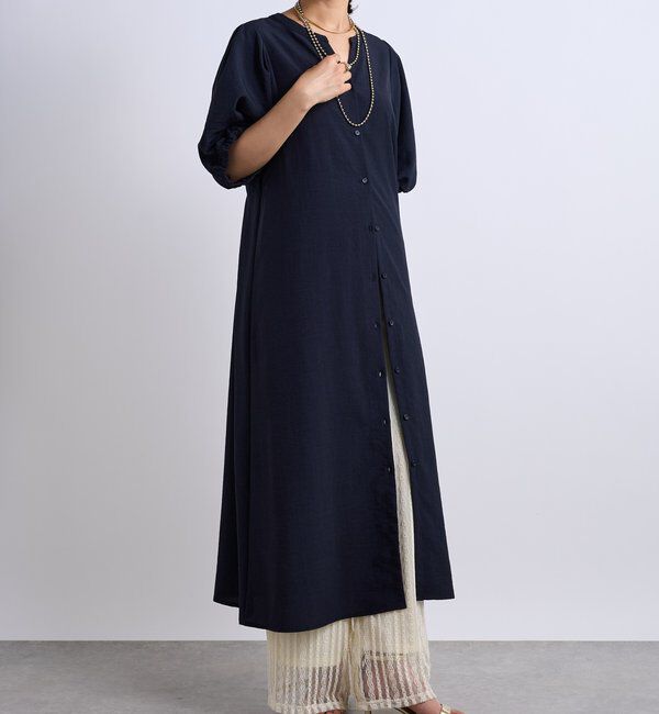  「《大人可愛いムードに》タンブラーブッチャーワンピース」|その他|