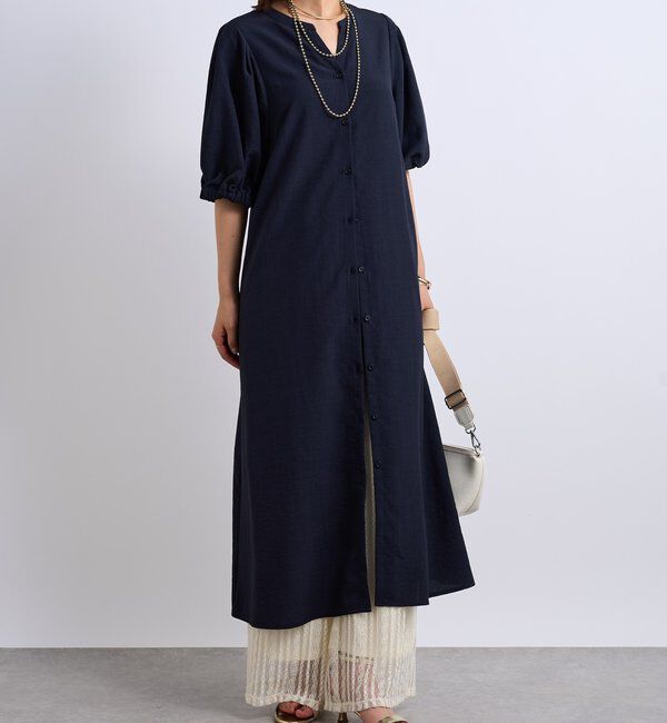  「《大人可愛いムードに》タンブラーブッチャーワンピース」|その他|