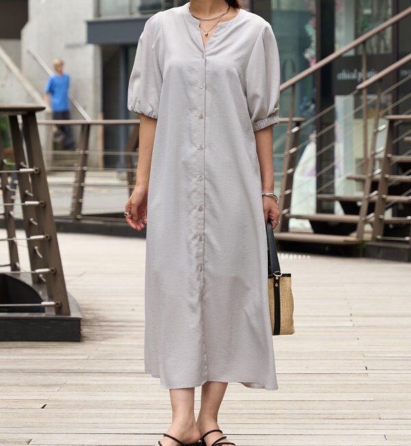  「《大人可愛いムードに》タンブラーブッチャーワンピース」|その他|