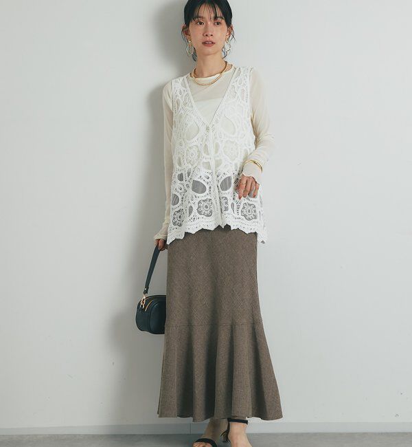  「《大人フェミニン》刺繍ラッセルレースジレ」|その他|