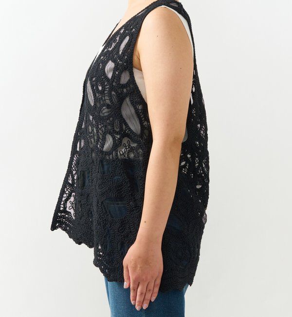  「《大人フェミニン》刺繍ラッセルレースジレ」|その他|