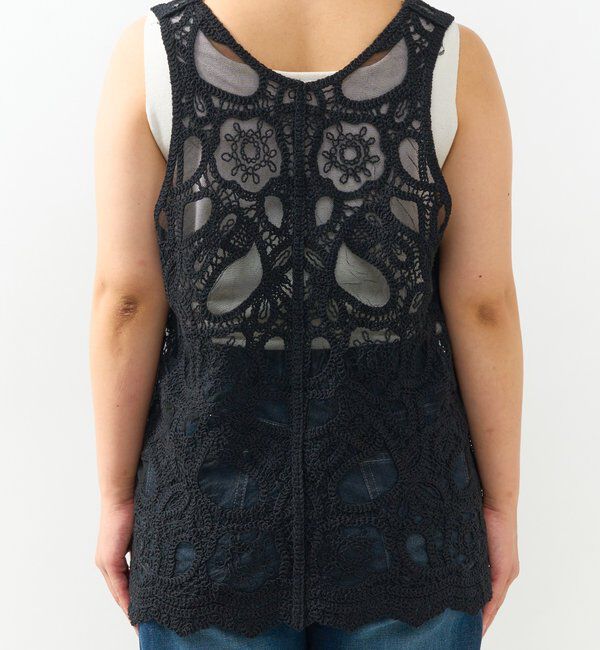  「《大人フェミニン》刺繍ラッセルレースジレ」|その他|