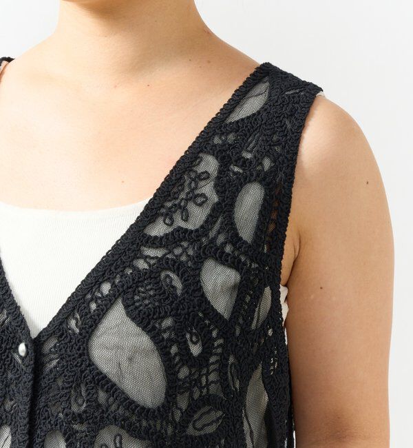  「《大人フェミニン》刺繍ラッセルレースジレ」|その他|