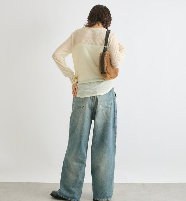  「【MYSELFbyRD（マイセルフバイリヴドロワ）】lacy LongTee」|Tシャツ・カットソー|