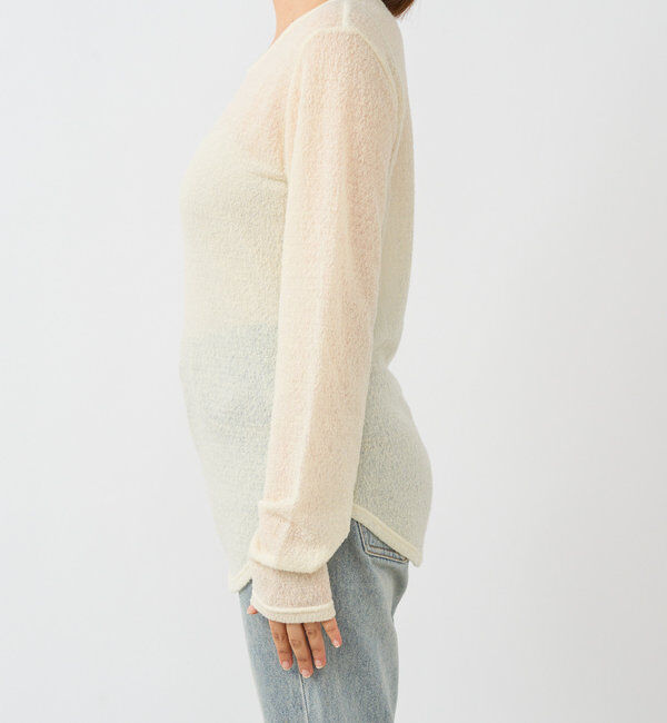  「【MYSELFbyRD（マイセルフバイリヴドロワ）】lacy LongTee」|Tシャツ・カットソー|