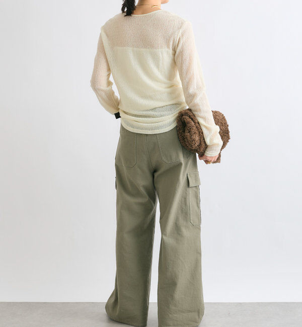  「【MYSELFbyRD（マイセルフバイリヴドロワ）】lacy LongTee」|Tシャツ・カットソー|