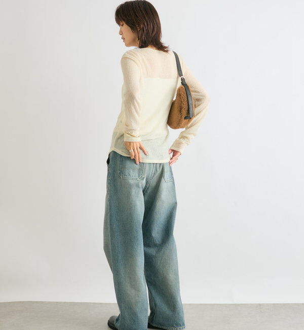  「【MYSELFbyRD（マイセルフバイリヴドロワ）】lacy LongTee」|Tシャツ・カットソー|