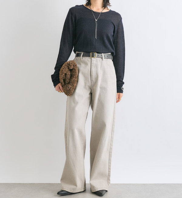  「【MYSELFbyRD（マイセルフバイリヴドロワ）】lacy LongTee」|Tシャツ・カットソー|