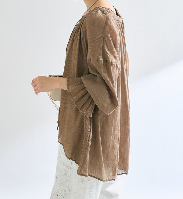  「【着映え◎】楊柳ギャザーブラウス」|シャツ・ブラウス|