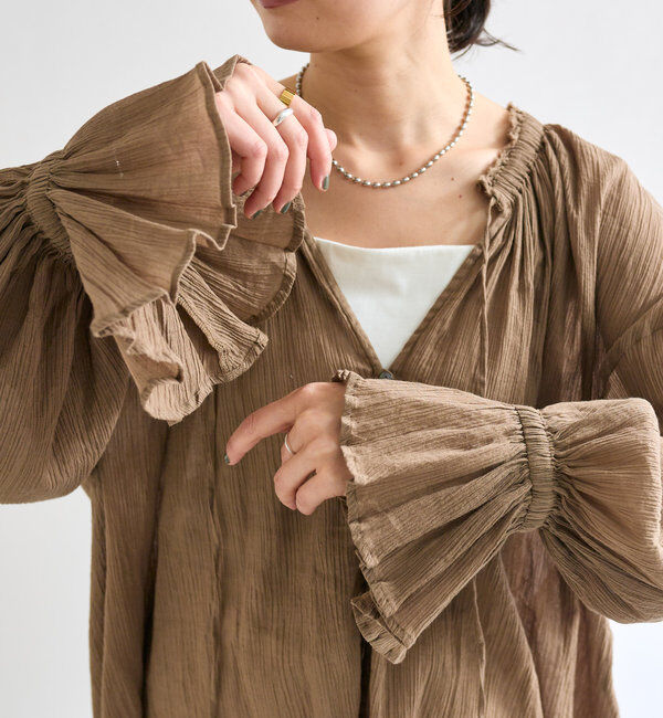  「【着映え◎】楊柳ギャザーブラウス」|シャツ・ブラウス|