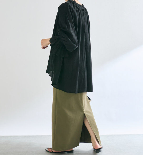  「【着映え◎】楊柳ギャザーブラウス」|シャツ・ブラウス|