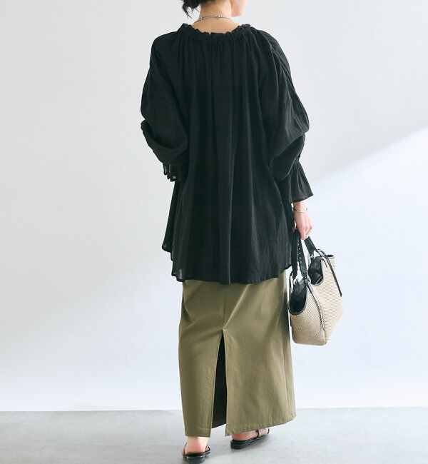  「【着映え◎】楊柳ギャザーブラウス」|シャツ・ブラウス|