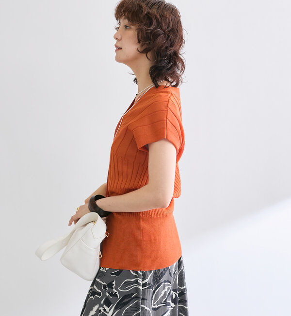  「【大人のこなれ感】マルチリブジレプルオーバー」|ニット・セーター|