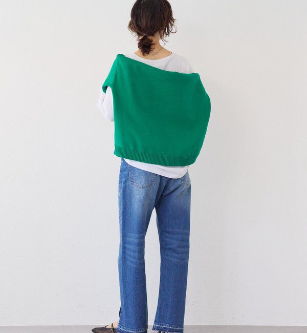  「予約【A・MONN.:.(アモン)】Vネックニットプルオーバー」|ニット・セーター|