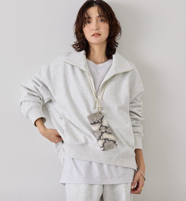  「予約【A・MONN.:.(アモン)】ZIP SWEAT プルオーバー」|Tシャツ・カットソー|