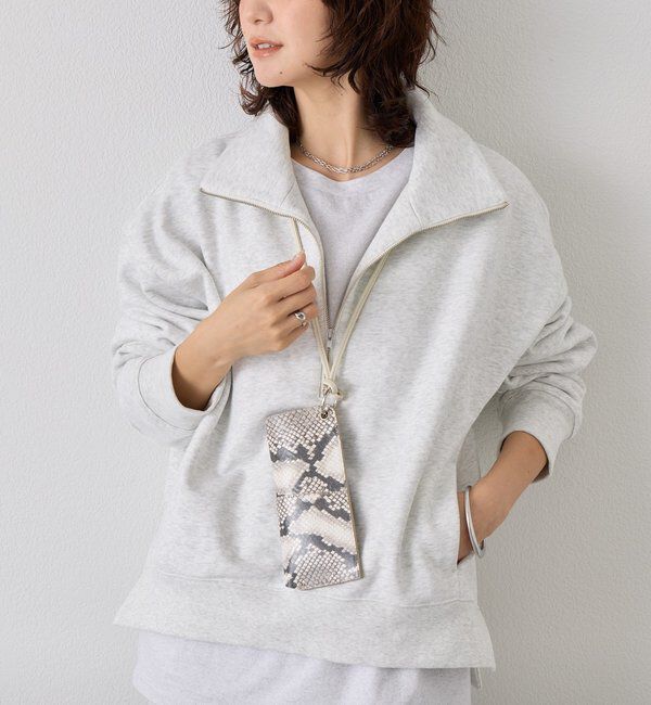  「予約【A・MONN.:.(アモン)】ZIP SWEAT プルオーバー」|Tシャツ・カットソー|