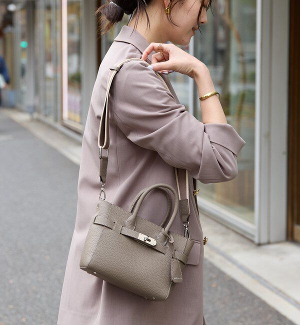  「予約【実用性抜群】ひねり金具ミニトートバッグ」|クラッチバッグ|